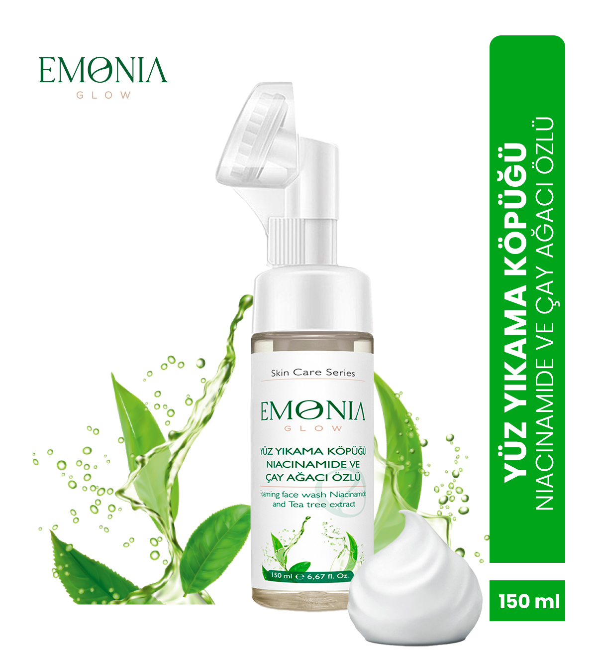 EMONİA GLOW Yüz Yıkama Köpüğü EMONİA GLOW Yüz Yıkama Köpüğü