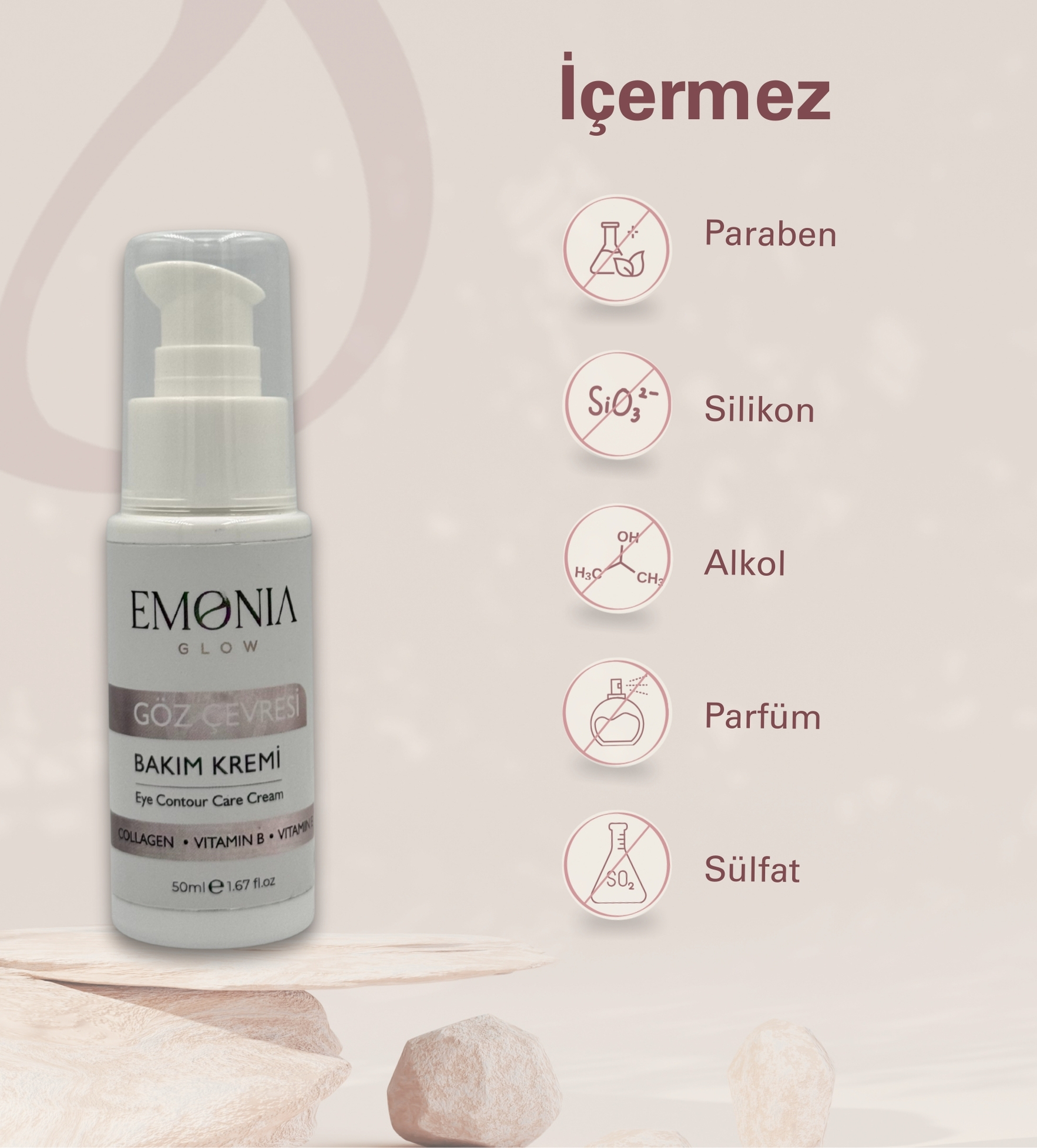 EMONIA GLOW Göz Çevresi Bakım Kremi EMONIA GLOW Göz Çevresi Bakım Kremi